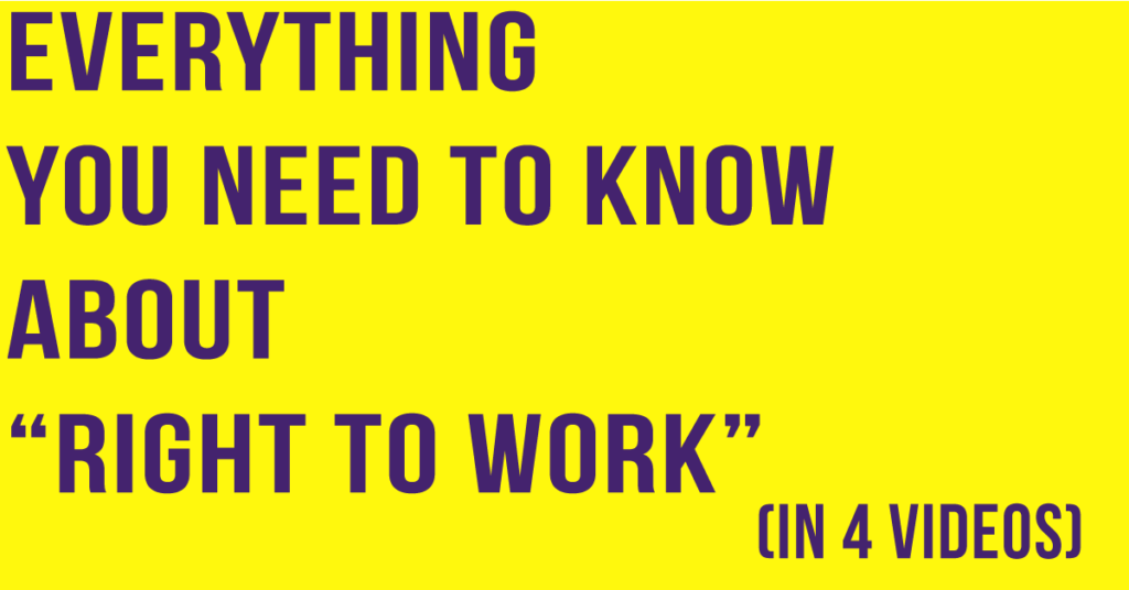 everything you need to know about right to work