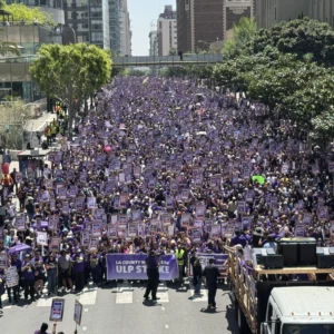 Massive SEIU 721 rally.