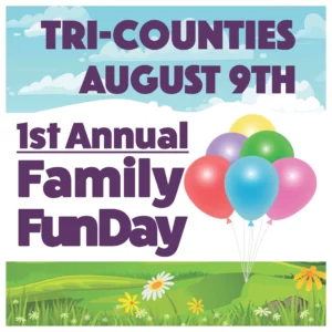Featured image for Tri-Counties Family Fun Day web post.